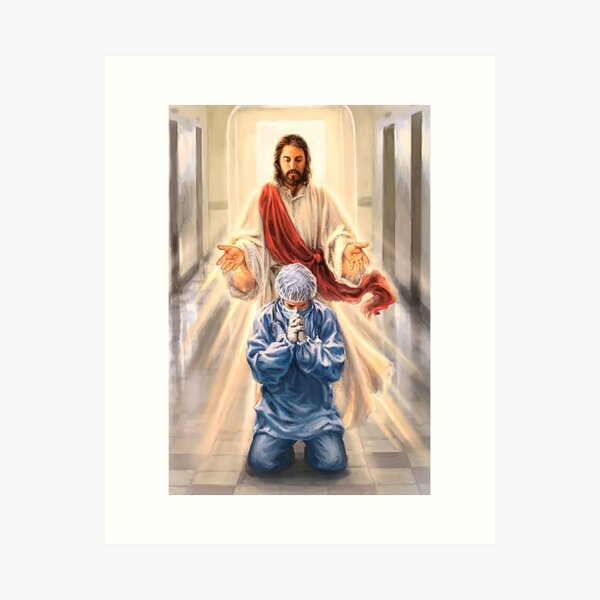 Item preview, Anesthesiologist anesthesia jesus blessed  designed and sold by SaoirseNeid.