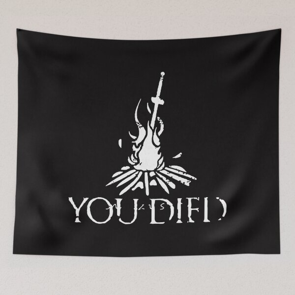 Item preview, YOU DIED DARK SOULS designed and sold by MarktinSanchez.