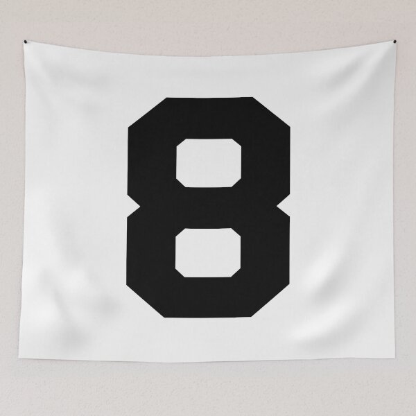 Item preview, Number 8, Black eight, Sports number 8 designed and sold by TheCultStuff.