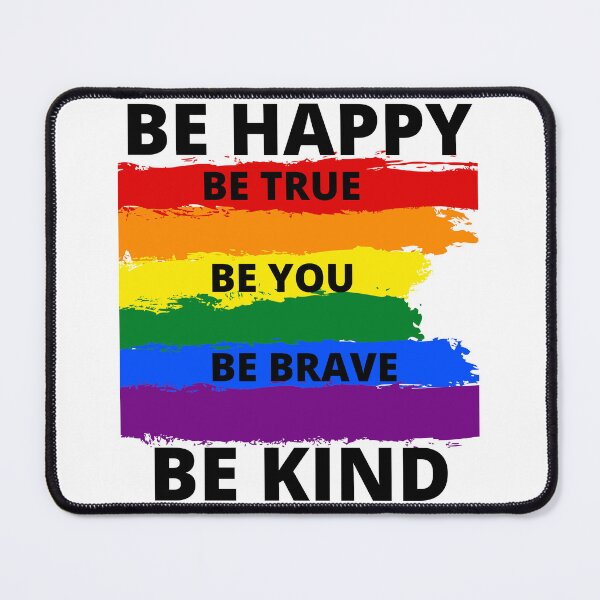 Item preview, Be Happy Be True Be You Be Brave Be Kind Design designed and sold by VandJStore.