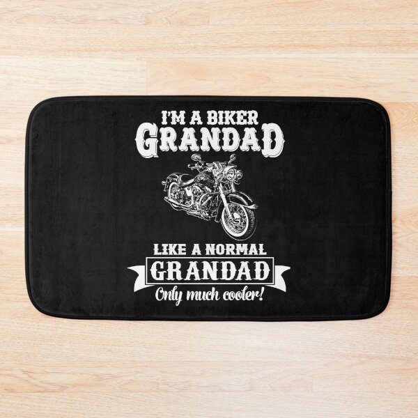 Item preview, Biker-Grandad-,-Like-normal-Grandad-,-Only-Cooler-Art- designed and sold by Delarosa Valerio.