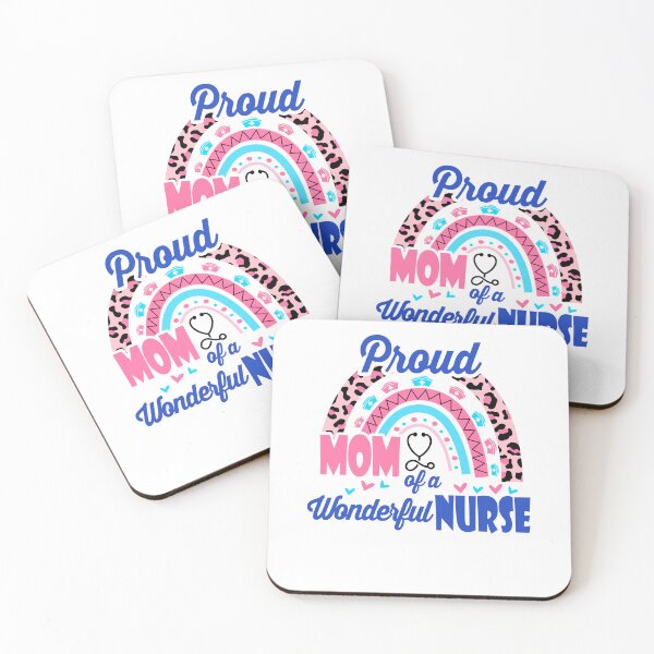 Artikelvorschau, Stolze Mutter des wunderbaren Krankenschwester-Muttertags-Krankenschwester-Tagesleoparden entworfen und verkauft von EasyPrintGift.
