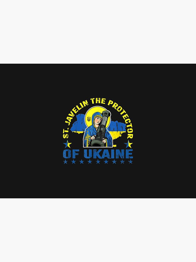 "The Protector Of Ukraine St Javelin Saint Ukraine Flag Javelin The Protector Of Ukraine St