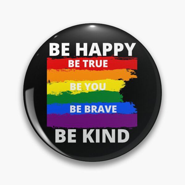 Item preview, Be Happy Be True Be You Be Brave Be Kind Design designed and sold by VandJStore.