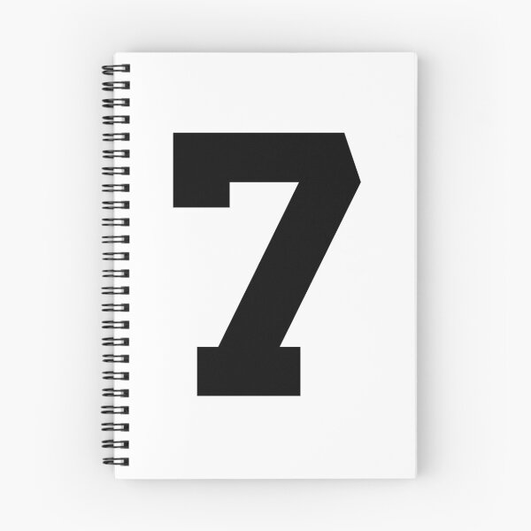 Artikelvorschau, Nummer 7, Schwarze Sieben, Sportnummer 7 entworfen und verkauft von TheCultStuff.