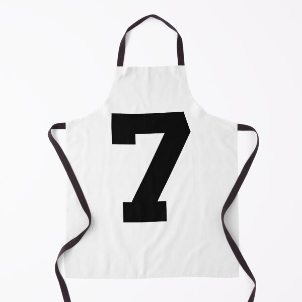 Item preview, Number 7, Black seven, Sports number 7 designed and sold by TheCultStuff.