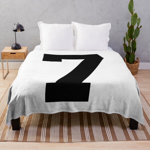 Item preview, Number 7, Black seven, Sports number 7 designed and sold by TheCultStuff.
