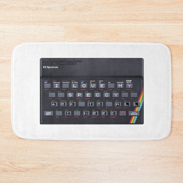Item preview, I LOVE MY SPECCY - 48k is all I Need (on classic Rubber Keyboard)  |  Sinclair ZX Spectrum Computer  designed and sold by RetroTeeStudio.