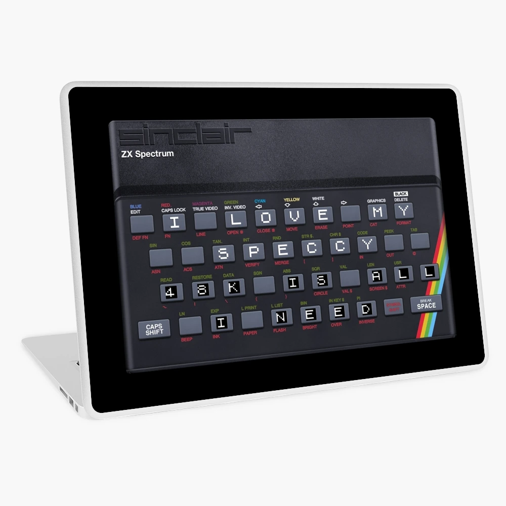 Mac I LOVE MY SPECCY - 48k is all I Need (on classic Rubber