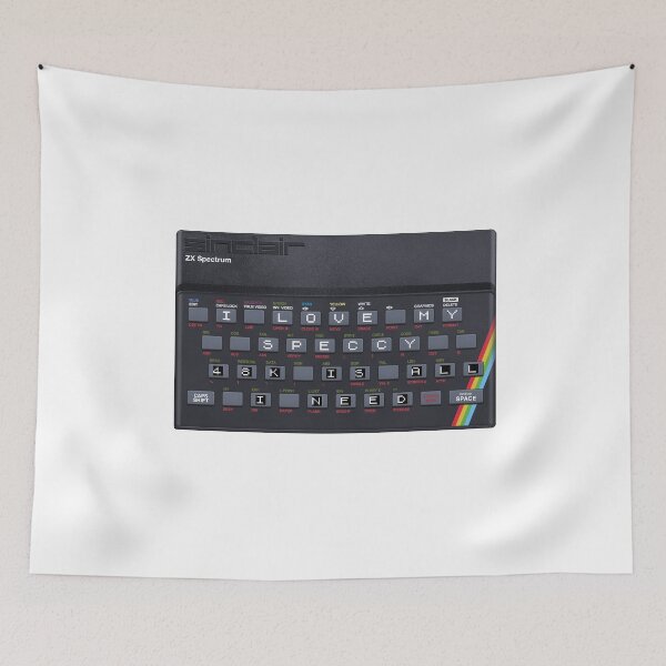 Item preview, I LOVE MY SPECCY - 48k is all I Need (on classic Rubber Keyboard) | Sinclair ZX Spectrum Computer designed and sold by RetroTeeStudio.
