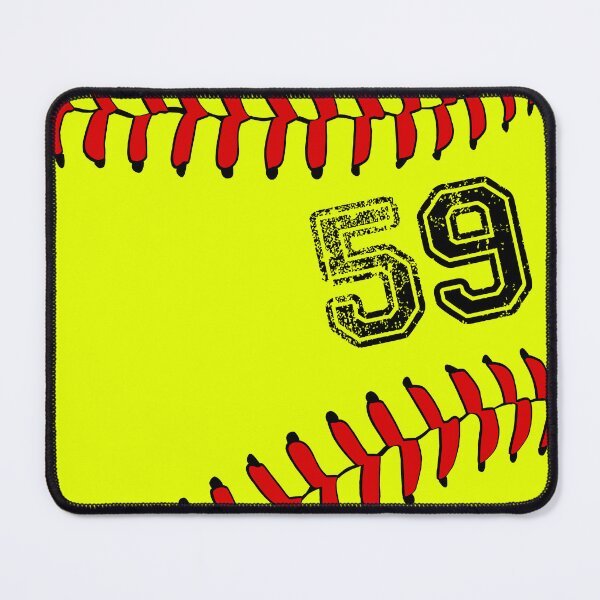 Item preview, Softball ball number 59, fifty nine designed and sold by TheCultStuff.