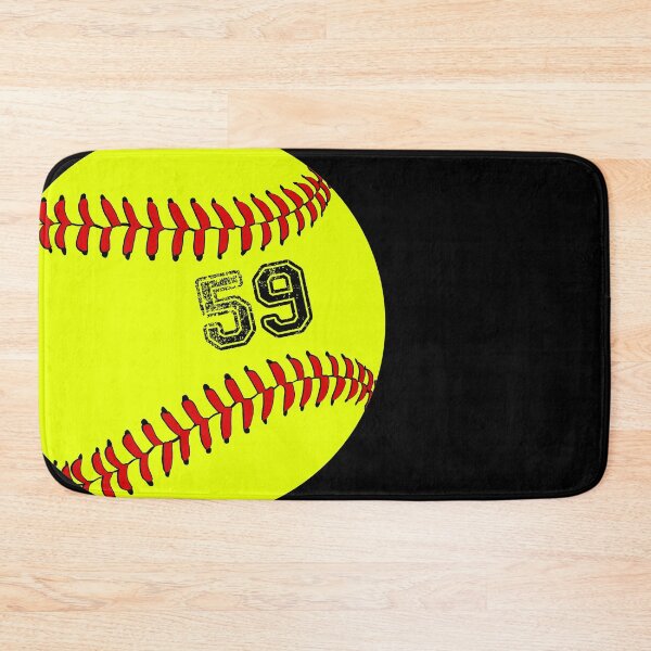 Item preview, Softball ball number 59, fifty nine designed and sold by TheCultStuff.