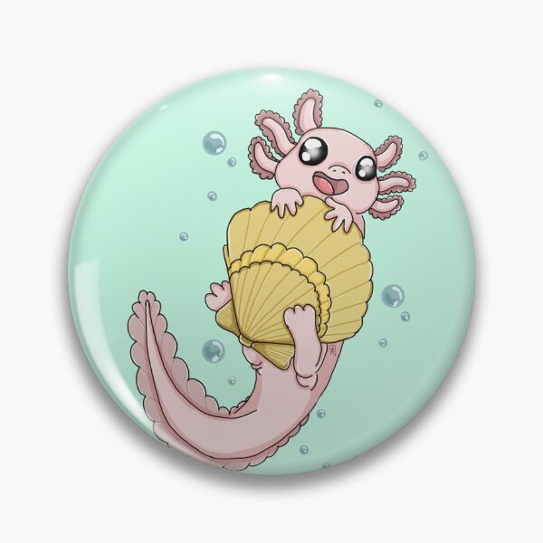 Item preview, Baby axolotl with shells designed and sold by SumireSato4.