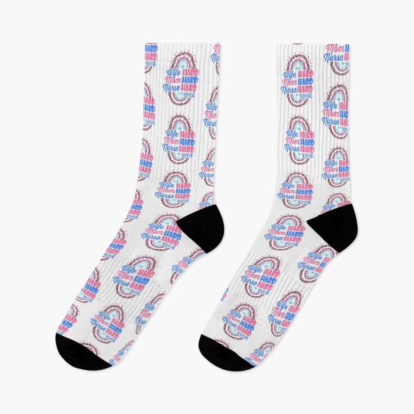 Item preview, Mom Hard Wife Hard Nurse Hard Mothers Day Nurses Day Leopard designed and sold by EasyPrintGift.