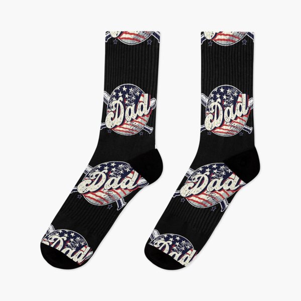 Item preview, Vintage US Flag Baseball Dad Tee for Baseball Softball Dad design designed and sold by Merchking1.