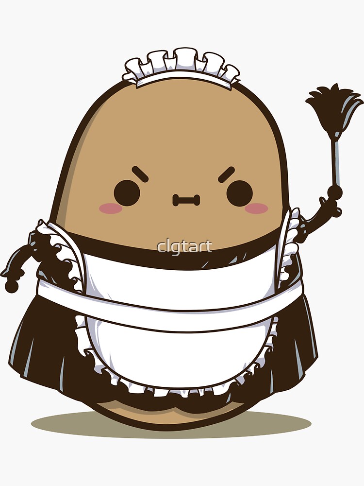 cute potato' Sticker