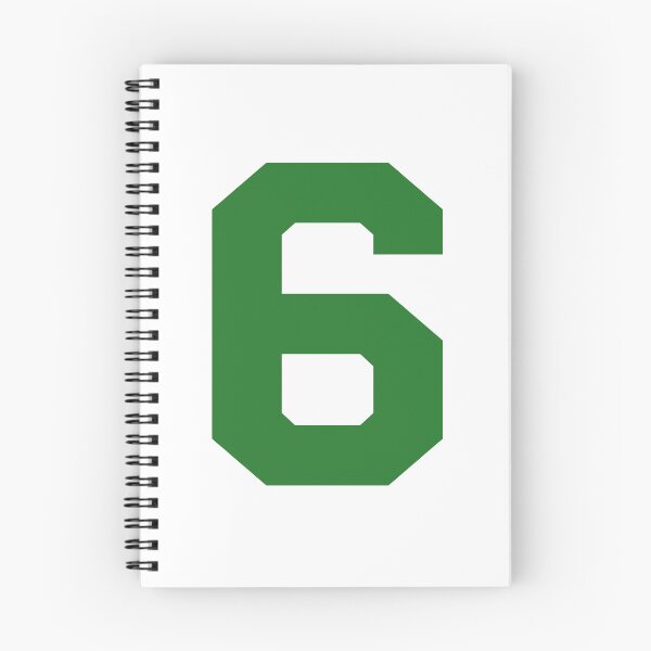Item preview, Number 6, Green six, Sports number 6 designed and sold by TheCultStuff.