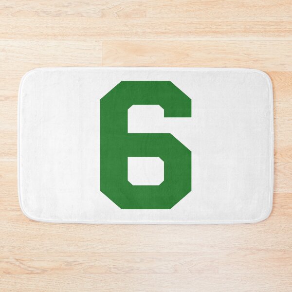 Item preview, Number 6, Green six, Sports number 6 designed and sold by TheCultStuff.