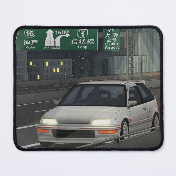 Item preview, Kanjo Civic EF illustration designed and sold by ArtyMotive.