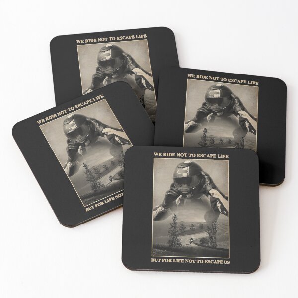 Item preview, Motorcycle - We ride not to escape life but for life not to escape us  designed and sold by AleehaZenger.