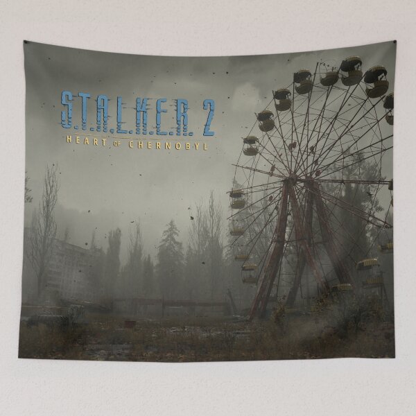 Item preview, S.T.A.L.K.E.R. 2: Heart of Chornobyl (With the Ukrainian Flag) designed and sold by The Pathfinders.