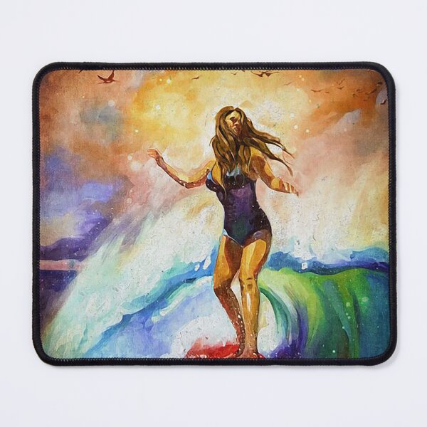 Item preview, Some girls are just born with surfing in their souls designed and sold by SaoirseNeid.