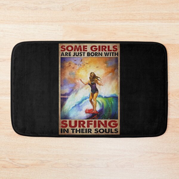 Item preview, Some girls are just born with surfing in their souls designed and sold by SaoirseNeid.