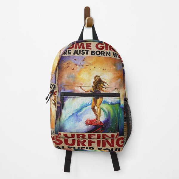 Item preview, Some girls are just born with surfing in their souls designed and sold by SaoirseNeid.