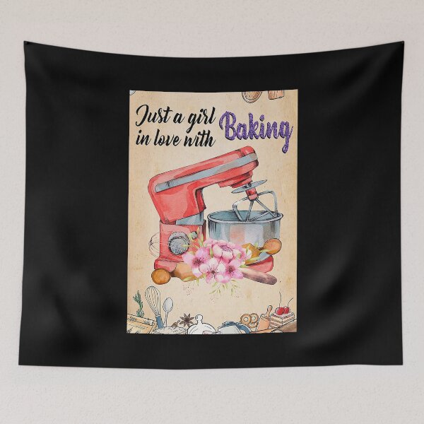 Item preview, Baking Just a girl in love with baking designed and sold by KravecUziel.