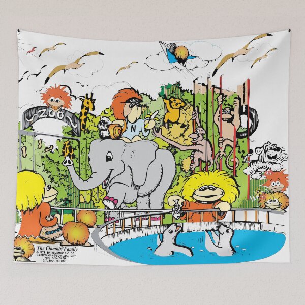 Item preview, Clamkin Zoo Visit - a Day at the Zoo with the Clamkins designed and sold by Bruce Ingrassia.
