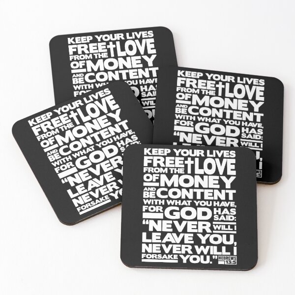 Item preview, Hebrews 13:5 Love Of Money designed and sold by plushism.