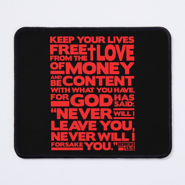 Item preview, Hebrews 13:5 Love Of Money designed and sold by plushism.