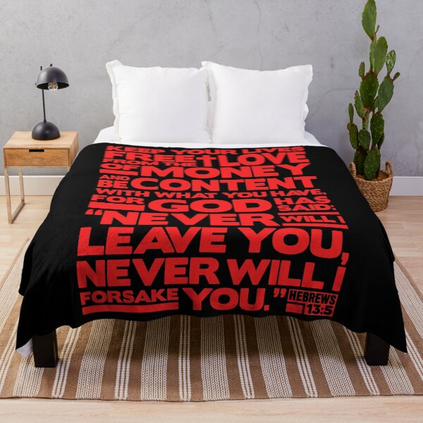 Item preview, Hebrews 13:5 Love Of Money designed and sold by plushism.