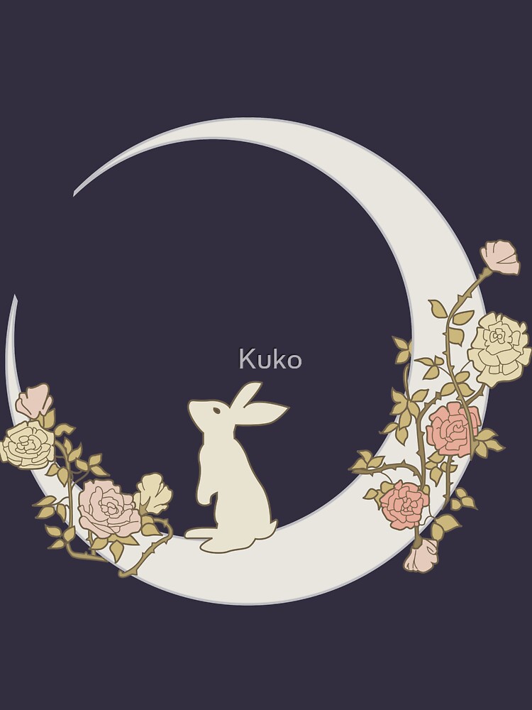 rabbit in the moon shirt