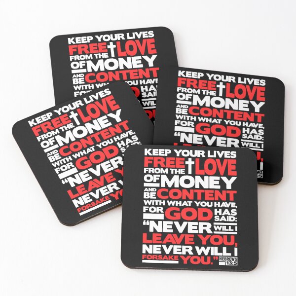 Item preview, Hebrews 13:5 Love Of Money designed and sold by plushism.