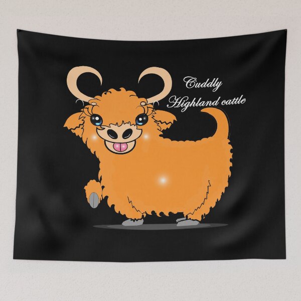 Item preview, cuddly highland cattle designed and sold by Shirley cute art .