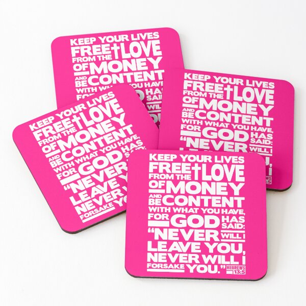Item preview, Hebrews 13:5 Love Of Money designed and sold by plushism.