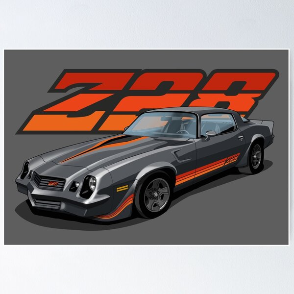Item preview, 1981 Chevrolet Camaro Z28 in black designed and sold by candc-retro.