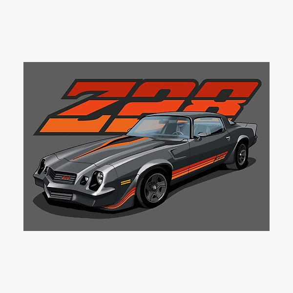 Item preview, 1981 Chevrolet Camaro Z28 in black designed and sold by candc-retro.