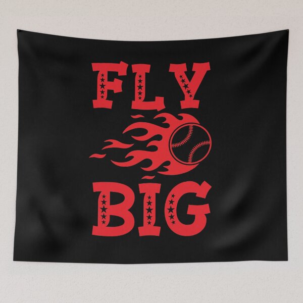 Item preview, FLY BIG BASEBALL DESIGN designed and sold by LJ4EVER.
