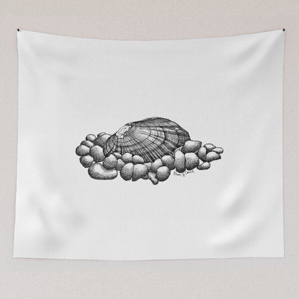 Item preview, Japanese art of a sea shell designed and sold by Kings-Shop1.