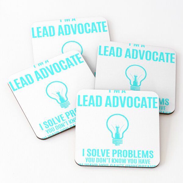 Item preview, Lead Advocate - I Solve Problems Job Gift designed and sold by melissaval2.