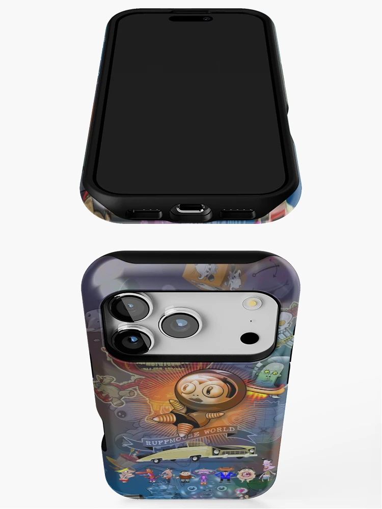 Aperçu 3 sur 4. Coque iPhone avec l'œuvre Monde de Ruffmouse créée et vendue par Ruffmouse.