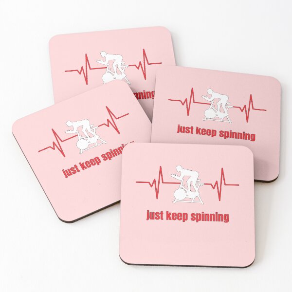 Item preview, Just Keep Spinning Heartbeat Woman's Spin Cycle Workout designed and sold by OliviaGbyKyro.