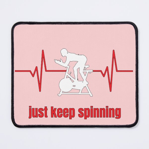 Item preview, Just Keep Spinning Heartbeat Woman's Spin Cycle Workout designed and sold by OliviaGbyKyro.