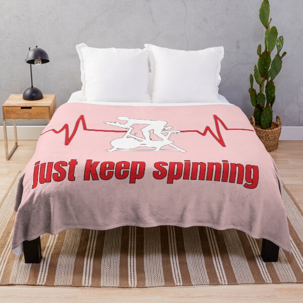 Item preview, Just Keep Spinning Heartbeat Woman's Spin Cycle Workout designed and sold by OliviaGbyKyro.