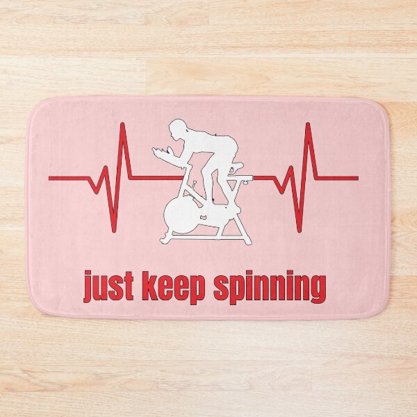 Item preview, Just Keep Spinning Heartbeat Woman's Spin Cycle Workout designed and sold by OliviaGbyKyro.