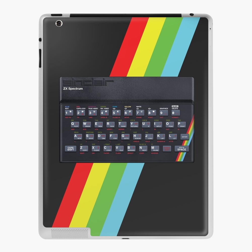 Sinclair ZX Spectrum Personal Computer - The Original Rubber Keyboard! 80s  Retro Gaming | iPad Case & Skin