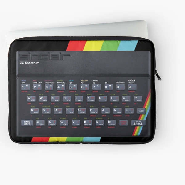 Sinclair ZX Spectrum Personal Computer - The Original Rubber Keyboard! 80s  Retro Gaming | Laptop Sleeve