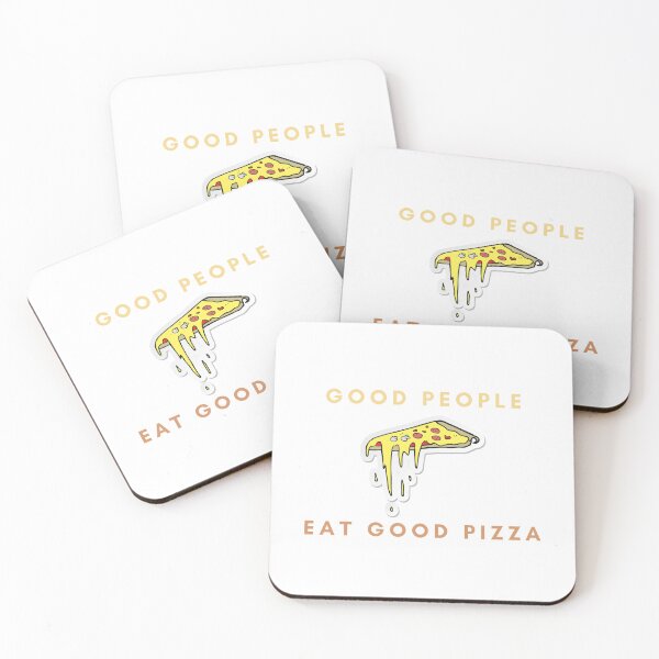 Item preview, good people eat good pizza designed and sold by katchypro.
